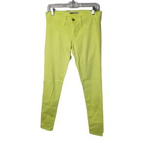 Flying Monkey Fluorescent Yellow Skinny Jeans Size 29